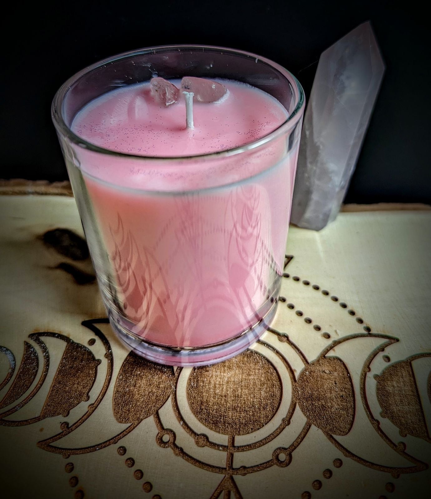 Rose Quartz Candle